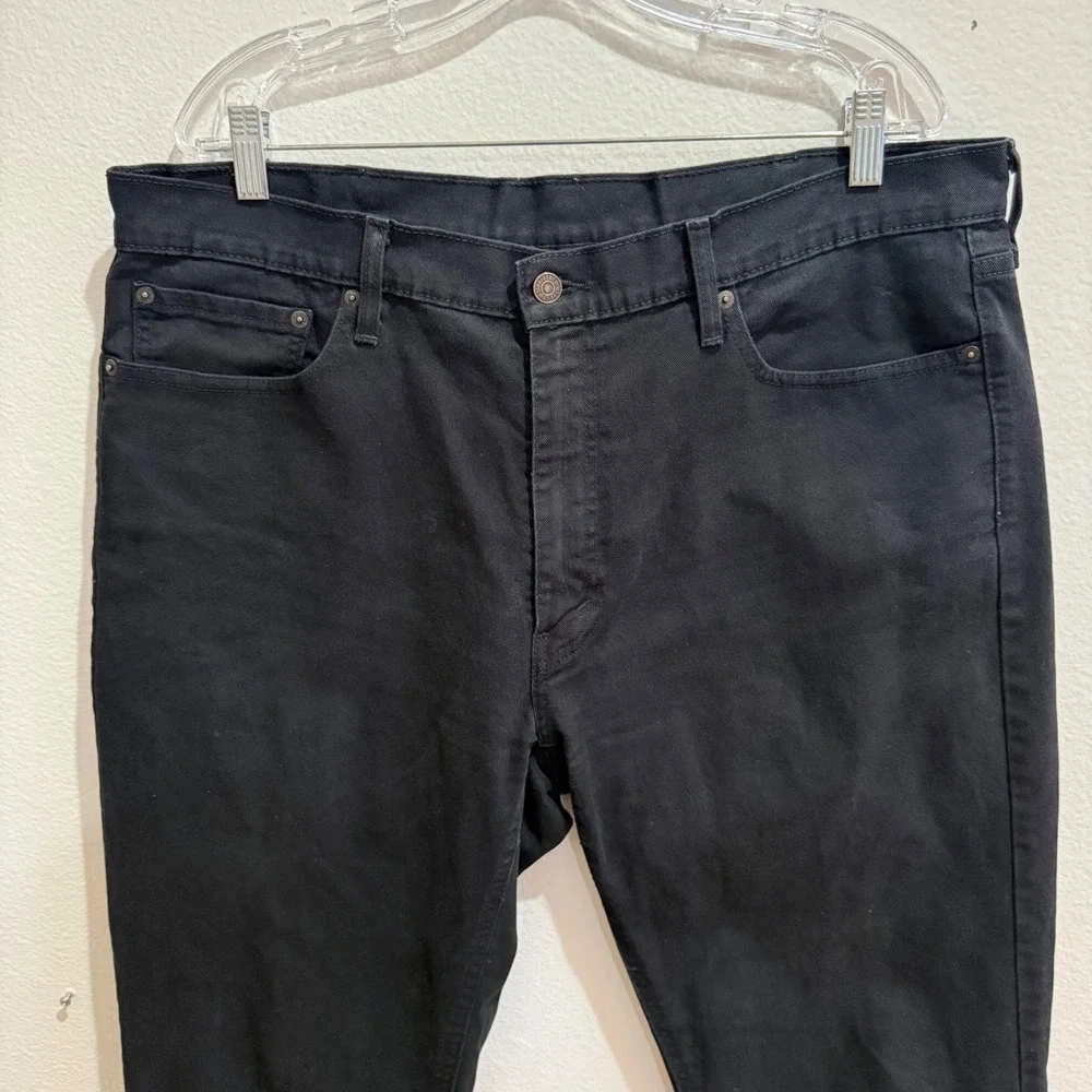 Levis 541 Athletic Taper Jeans Mens 38x34 Black Denim Pants 18181-0145